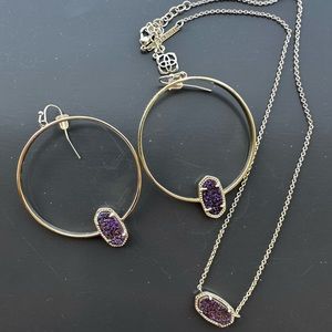 Kendra Scott earrings and necklace set!